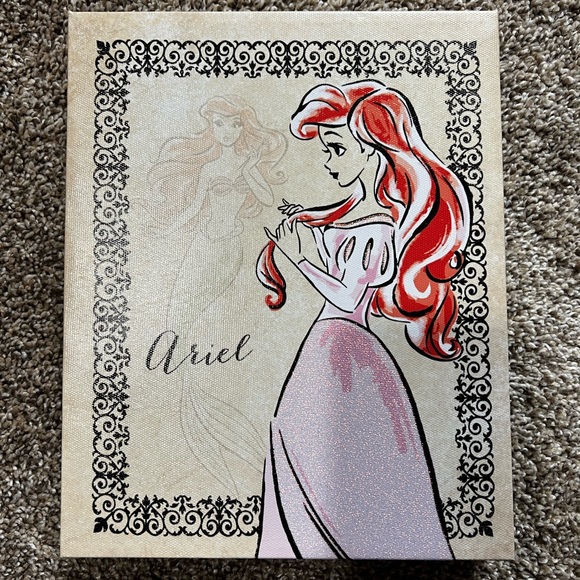Disney Other - Disney’s 8x10 Canvas of The Little Mermaid “Ariel”